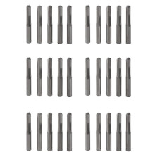 30 Stücke 6 mm 22 mm Zwei Schneidige Gerade Fräser Gerade Schaft Fräser Fräser 2 Flöten Cnc Schneiden Wolfram Stahl Gerade Slot Bit für Holz