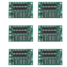 6X 3S 40A para Destornillador 12V Li-Ion 18650 Bms Pcm Tablero de Protección de la Batería Bms Pcm con Equilibrio Módulo de Paquete de Celda de