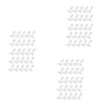 75 Pack Plastic Merchandise Sign Clip Rotatable Clip- Holder Display Clip Holder Stand Price Display Holders,Clear