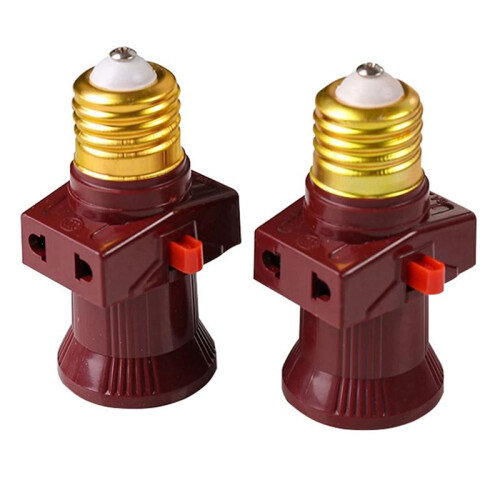 E27 Screw Bulb Holder Converts to  Lamp Holder LED Bulb Adapter with  Bulb Socket Adapter 2