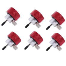 6X Adaptador de Llenado de Propano Reutilizable Accesorios de Gas de Bola de Pintura para Tanque de Gas Verde con Adaptador de Llenado de Poros de