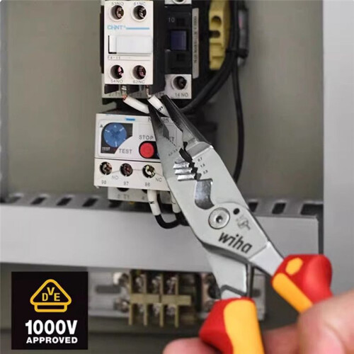 Multifunctional Electrician Pliers Isolation 1000V for Stripping Crimping Cutting Etc. 8 Function Pliers 45489 2