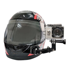 2X Motorcycle Helmet Chin Mount Curved Adhesive Arm for Hero 9 8 7 6 5 4 Action Camera Accessories