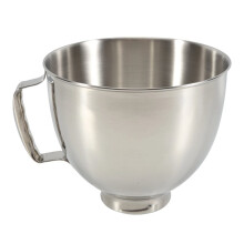 Pour Classic&Artisan Series 4.5QT/5QT Mixer Bol en Acier Inoxydable 304 Bol MéLangeur Passe au Lave-Vaisselle