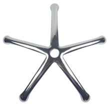 Office Chair Base Aluminum Alloy Chair Bottom Part Replacement Universal Reinforced Metal Leg