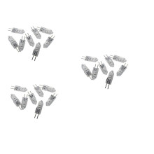 12V 20W Ampoule Halogene Lumiere Blanche Chaude Lampe Bi-Broche Base 24 Pcs