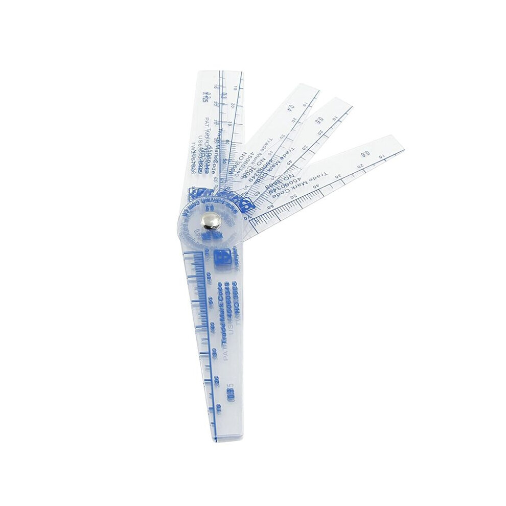 Plastic Feeler Gauge 0.05-1Mm Thickness Measuring Tools 13 In 1 Feeler Gauge For Measuring Gaps 6031736460565