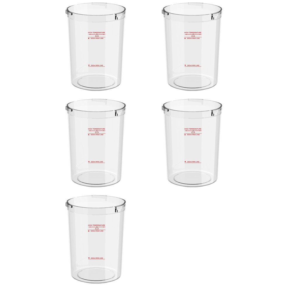5X Water Jar for Facial Steamer Professional, Large Capacity Water Cup for Facial Steamer Professional Replacement