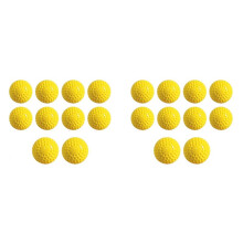 Palla da Allenamento per Palle da Baseball da 20 Pezzi, Palle da Baseball per Macchine da Lancio da 9 Pollici per Coordinazione Occhio-Mano, Colpi e
