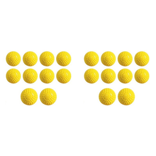 20 Pack Baseballs Training  ,9 Inch Pitching Machine Baseballs for Hand-Eye Coordination, Hitting and Practice