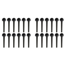 24Pcs Ebony Tuning Pegs Shaft OUD Tuning Pegs Endpin Set Adjusted Tone Replace OUD Accessories
