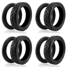 4pcs 8.5 Inch Universal Electric Scooter Tires 8.5X2 Thickened Non-Slip Wear-Resistant 81/2X2 Inner and Outer Tires