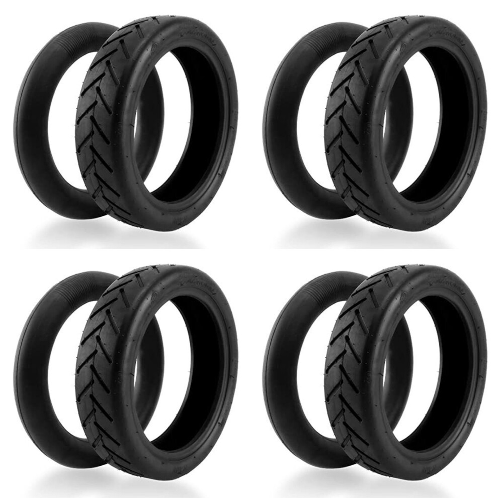 4Pcs 8.5 Inch Universal Electric Scooter Tires 8.5X2 Thickened Non-Slip Wear-Resistant 81/2X2 Inner And Outer Tires 4711072795386