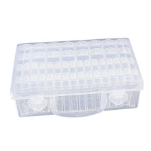 48 Slots Diamond-Painting Storage Containers, Diamond Art Portable Bead Storage Boxes for Diamond-Painting Accessories