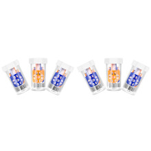 6 Stuks Waterstofperoxide Contactlensdoosjes, Reisformaat Contactlensdoosjes, Draagbare Geventileerde Tonvormige Oogcontactdoosjes