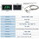 Medidor de LED com Sensor EGT Sensor de Temperatura Kit de Solda Função Ajustável Compatível com Pt100 Temperatura e 7
