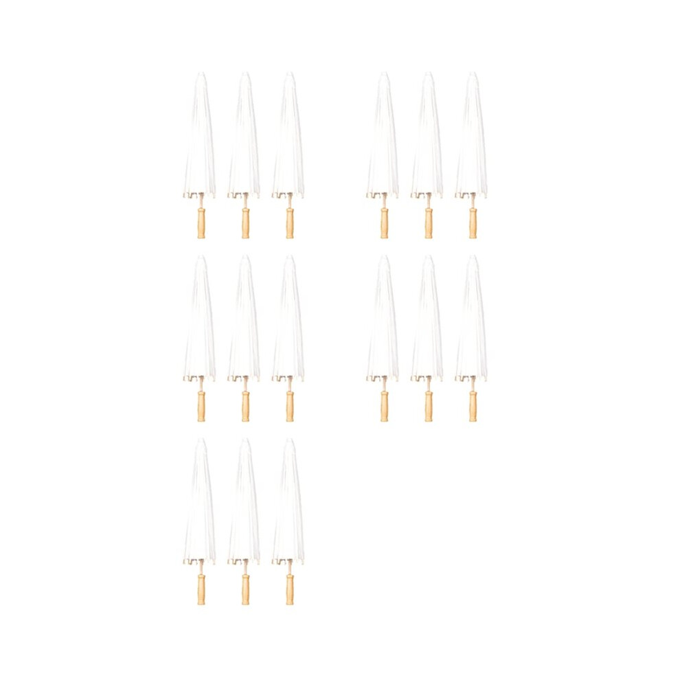 15Pcs Paper Parasol Wedding Umbrella Party Favor 60Cm Bamboo Umbrellas For Bridal Shower Centerpieces Photo Props 6034096242772