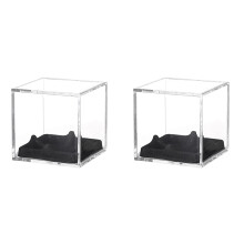 2X Baseball Display Case UV Protected Acrylic Baseball Display Cases Display Cases for Any Baseball