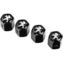 Valve Stem Caps for Peugeot 4 Pack, Dustproof Wheel Tire Covers with , Quick ScrewOn Install