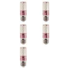 5X 3 Kleurtemperaturen Geïntegreerde SMD LED-Maïslamp E27 AC85V - 265V Warm Wit Hoog Licht Energiebesparing Kleine LED-Lamp 12W
