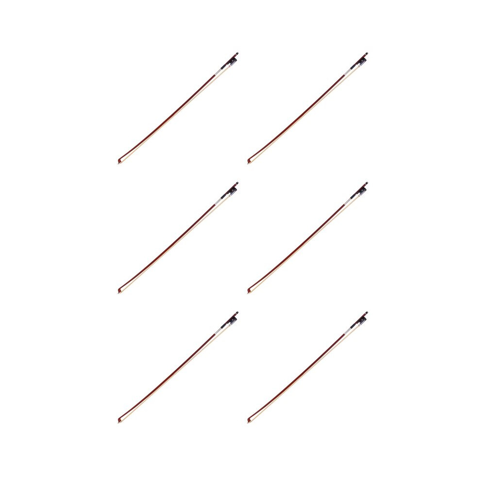 6X Black Octagonal Bow Children Playing Durable Violin Bow Musical Instruments 4/4 Portable Learn Practice Bow 4762658545369