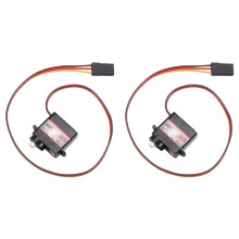 2X 4.3g Digital Servo Motor High Speed Steering RC Servo Metal Gear Servo for 1/16 1/18 1/24 RC Car Boat Helicopter