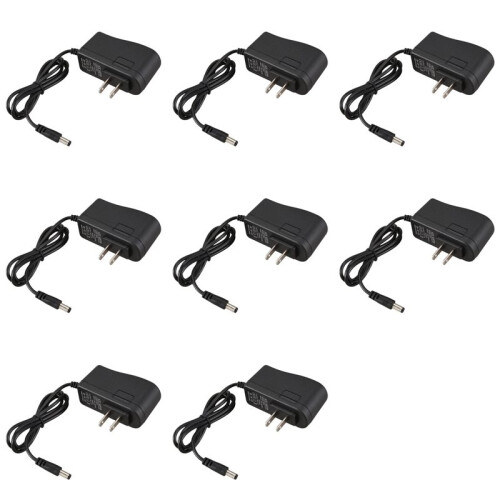 8X Guitar Feeects Pedal Mains Ersatznetzteil AC Adapter 9V 1A 1