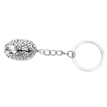 3X Brain Keychain Alloy Brainiac IQ Key Ring Fob Chain Medicine Human