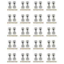 40Pcs Soft Close Kitchen Cupboard Cabinet Wardrobe 90degree Door Hinges & Screws