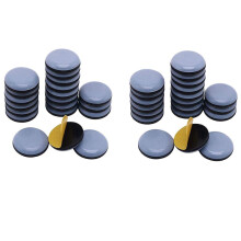 48PZ 25mm Scivoli per Mobili Piedini Autoadesivi Nel PTFE per Gambe Della Sedia per Mobili Easy Movers (Rotondi)