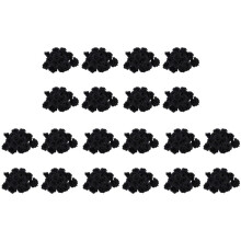 400 Pcs Black Rose Artificial Silk Flower Party Wedding House Office Garden Decor DIY