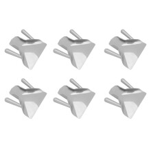 6X Plastic Chip Scoop French Fries Shovel Loader Chip Packaging Shovel Funnel Popcorn Fast Food Double Handle