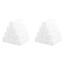 20 X Vita Slipblock för Nageldesign Nagelpoleringsblock Poleringsytor Nagelfilsblock Nagelkonst Manikyrverktyg
