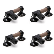 4X Fish Tank Plastic Aquarium CO2 Diffuser Tessellator Atomizer Dual Suction Cup