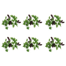 12x Kuenstliche Weinrebe Kranz Obst Fuer Heim Garten Dekoration
