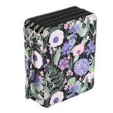 168 Slots Colored Pencil Case with Zipper, Large Capacity Pen Organizer for Artists and Students