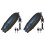 2X Sifflet Électronique Rechargeable par USB, 3 Tons, Volume Réglable, 3 Sons Différents, Noir. 1