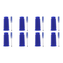8X para V6 V7 V8 V10 V11 SuccióN de Rodillo de Terciopelo Suave Reemplazo de Manguera Azul para Limpieza del Hogar Accesorios de Aspiradora