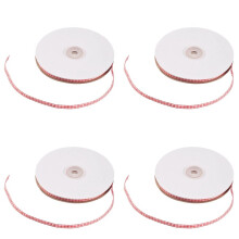 4pz 45M Lunghezze di Taglio Bobina Completa Nastro per Cucito A Nastro di Percalle, 6 mm di Larghezza Rosso