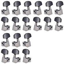 9L9R Closed Guitar String Tuning Pegs Tuner Machine Heads Knobs Tuning Keys for Acoustic or Electric Guitar,18 Pack