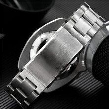 2X Watch Buckle Fold Safety Milled Clasp Replacement Stainless Steel Watchband Clasp , 18mm