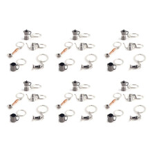 30 ST Barista Coffee Tamper Nyckelring Espresso Portafilter Moka Kanna Nyckelring BäRbar Kaffe TillbehöR Present