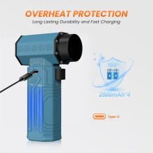 Ventilador Turbo Jet Ventilador Portátil Poderoso Soprador de Ar Soprador de Churrasco para Acampamento Ao Ar Livre Soprador Jet Turbo Soprador