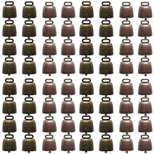 64PCS Cow Horse Sheep Grazing Copper Bells Small Brass Bells Cattle Goat Farm Loud Bell Long Distance Horse Iron Bells
