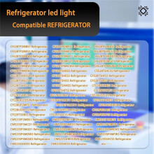 WR55X11132 WR55X25754 Refrigerator Light,Refrigerator Led Light Assembly Replacement Wr55x30602 Wr55x26486 10 PCS