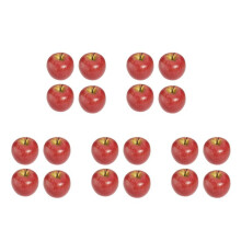 20 Large Artificial Red Apples-Decorative Fruit