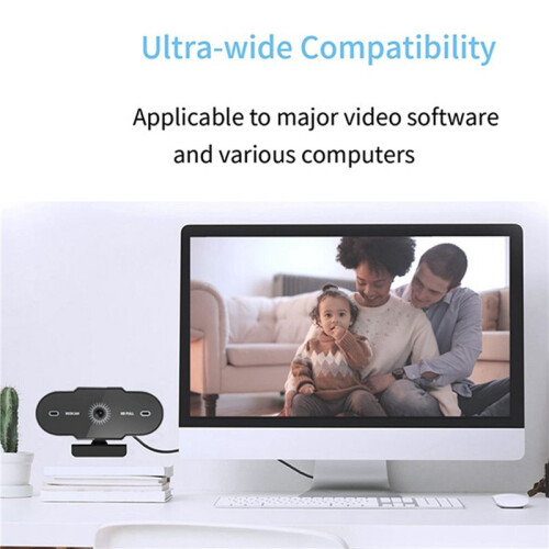 2X Webcam 1080P  PC USB Camera 1080P Camera Professional HD Web Cam with Microphone