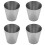 4X 1 Oz 35 Ml Rostfritt StåL Vin Dricka Snapsglas Barware Cup 2