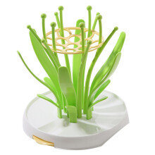 Multifunctional Baby Bottle Drying Rack and Organizer with Detachable EasyClean Parts, PP Material