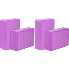 Yoga Blocks 4 Pack,23X15X7.6cm High Density EVA Foam Yoga Block Exercise Bricks,Eco Friendly & ,